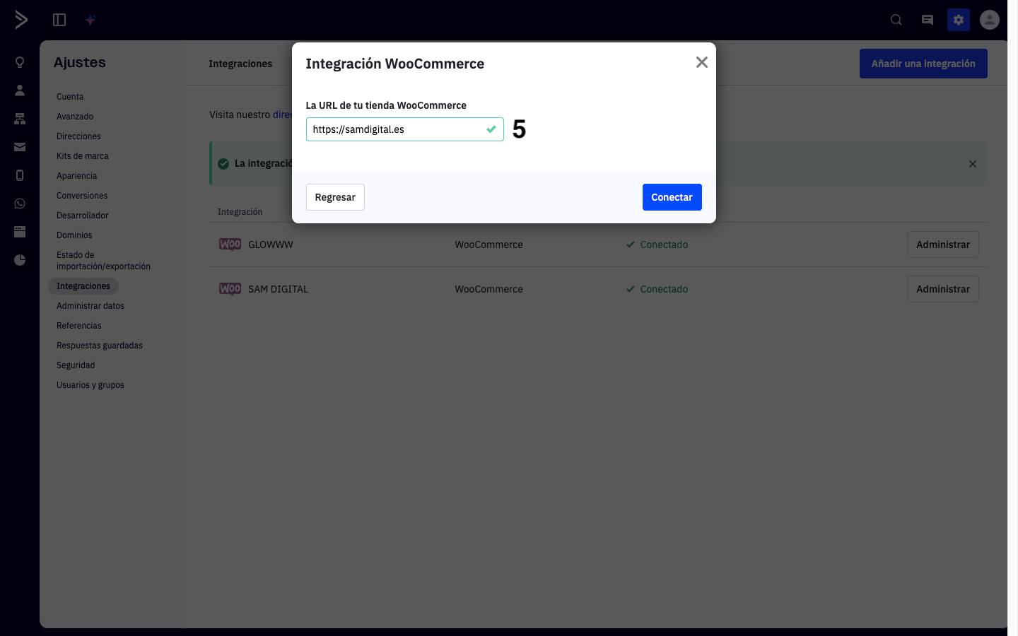 Integración nativa de Active Campaign con WooCommerce 9 integracion active campaign woocommerce 3